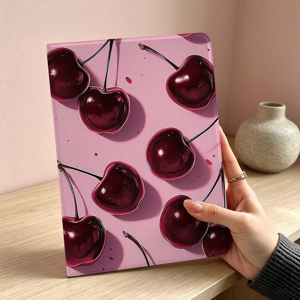 Honor Tablet X9 Accessories - Fresh Cherry Pink Pattern For Huawei