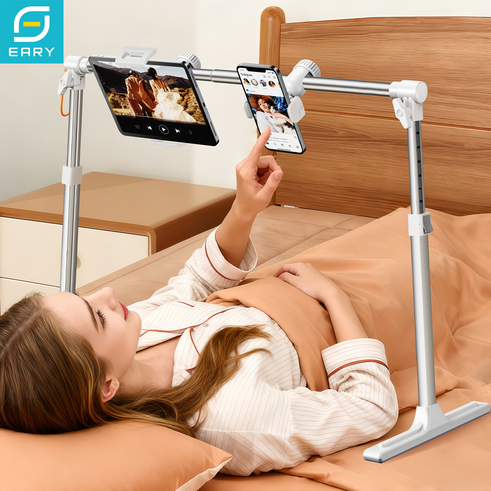 Best Tablet Accessories - Eary Foldable Tablet Stand Phone Holder