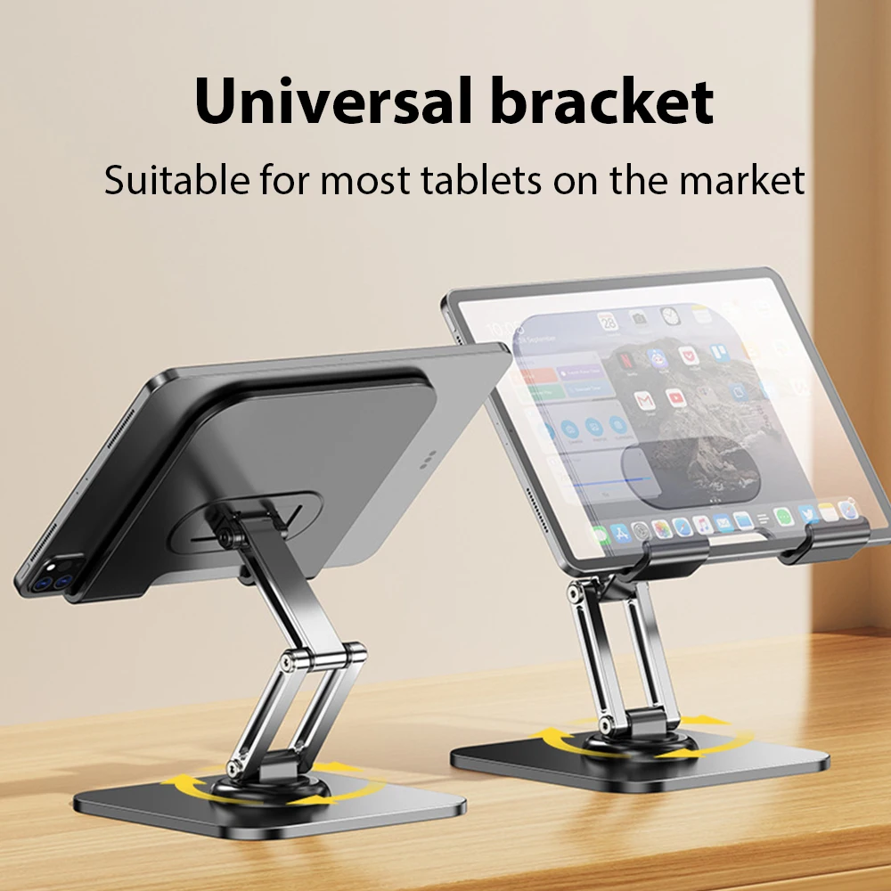 Best Tablet Accessories - 360° Rotatable Holder Tablet Portable Foldable
