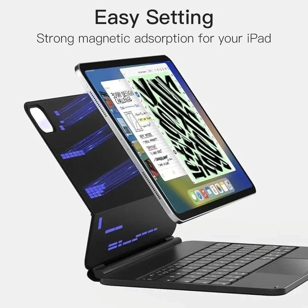 READYYEAH Magic Keyboard For i - Magnetic Case Smart reseña y precio