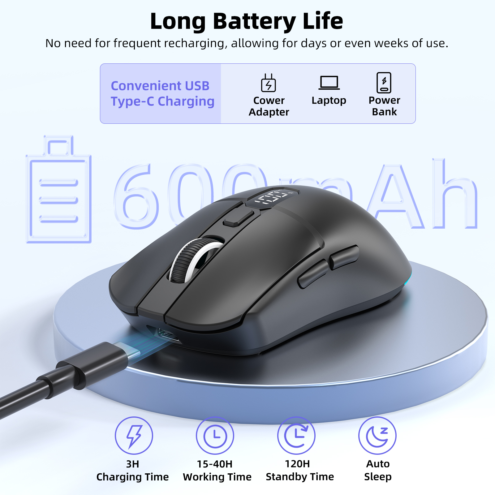 2.4G Wireless Gaming Mouse Sma - Tablet Accessories Choice Store reseña y precio