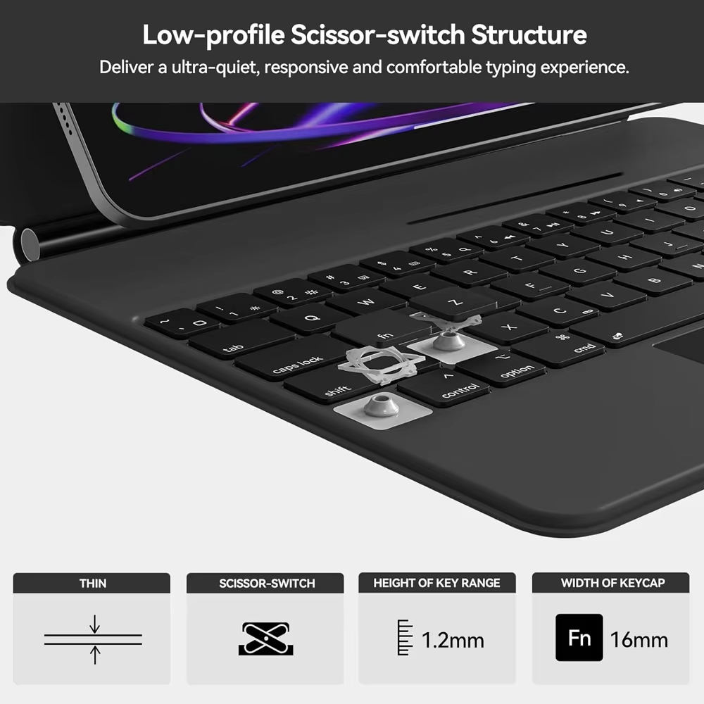 Wireless Keyboard With Magneti - Magnetic Case Smart reseña y precio