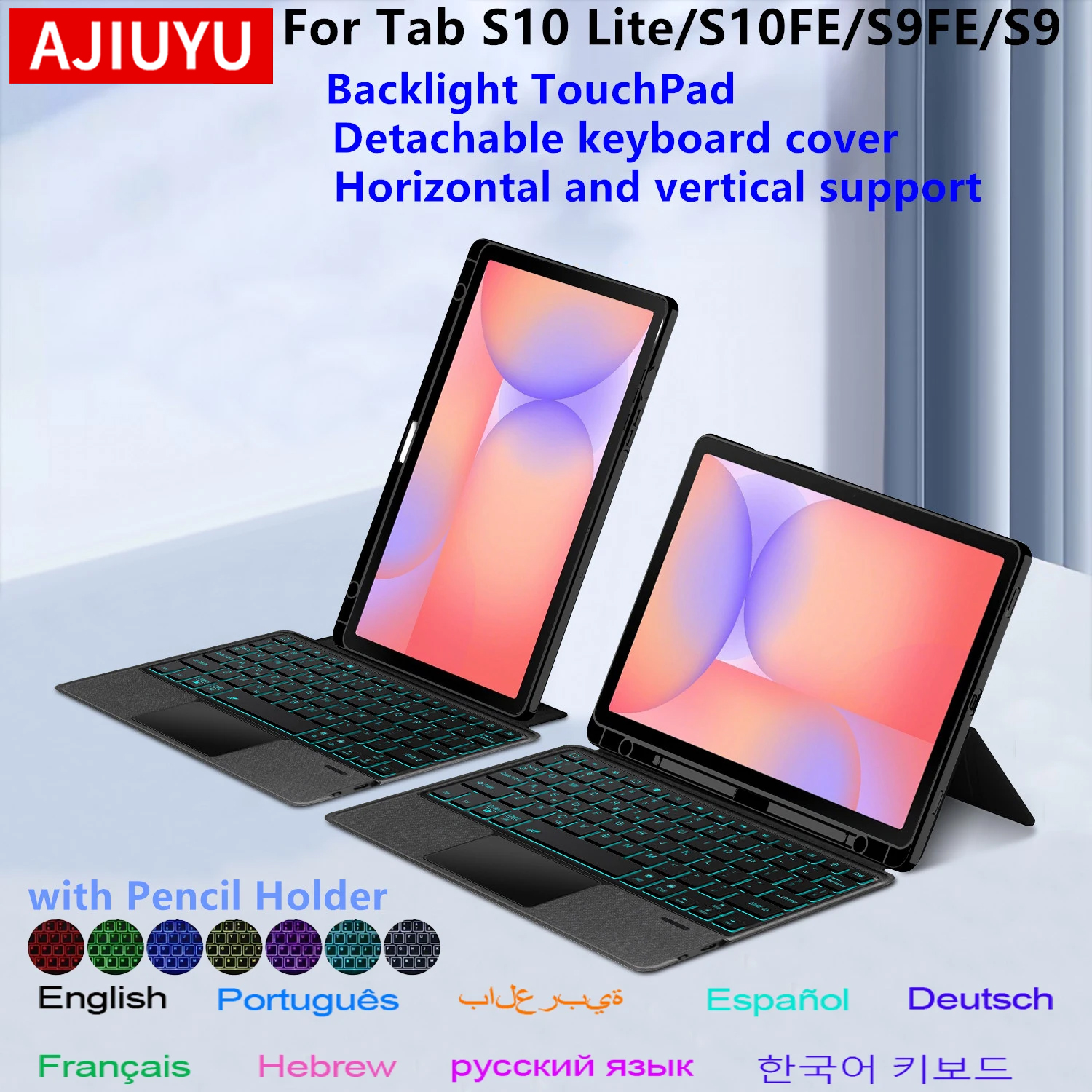 Detachable Magic Keyboard Case - Samsung Tablet Keyboard Accessories reseña y precio