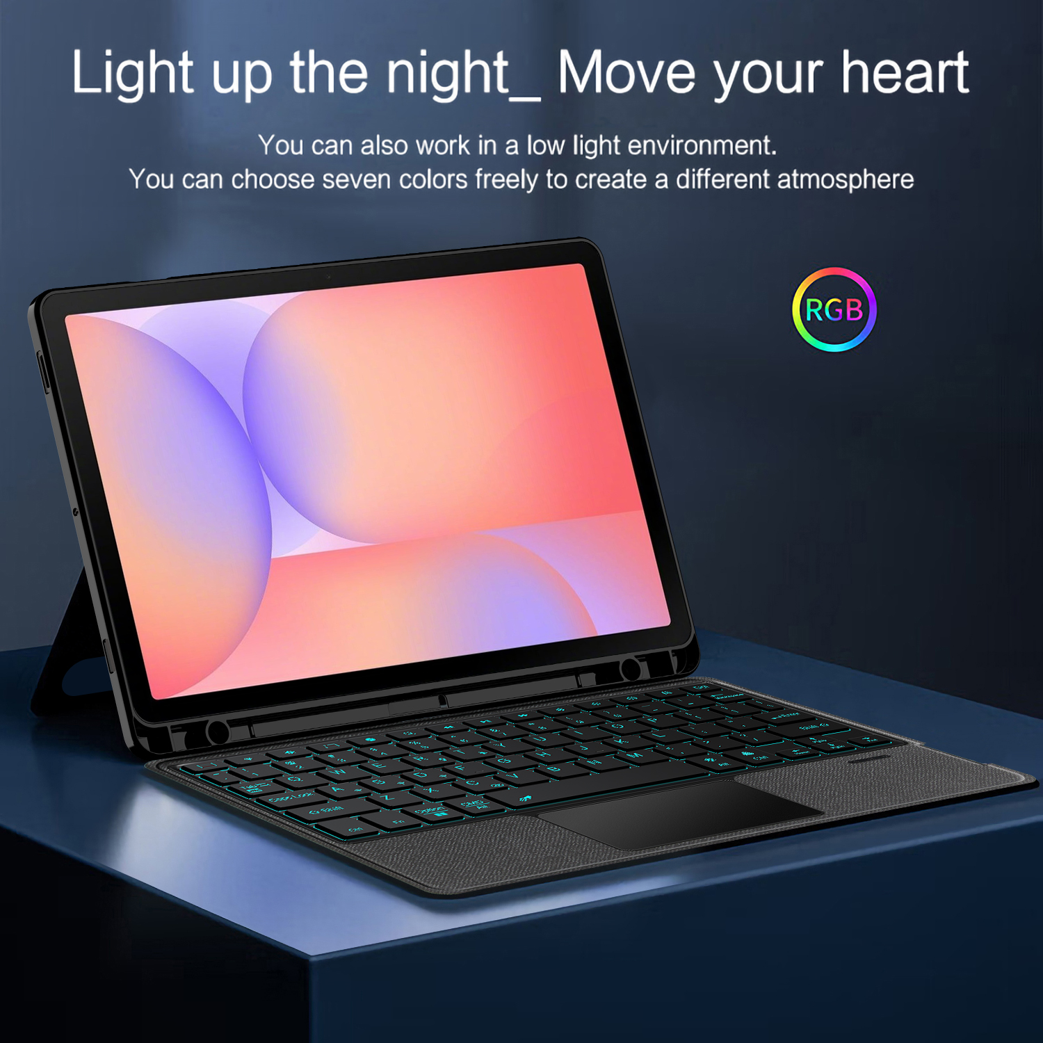 Detachable Magic Keyboard Case - Samsung Tablet Keyboard Accessories reseña y precio