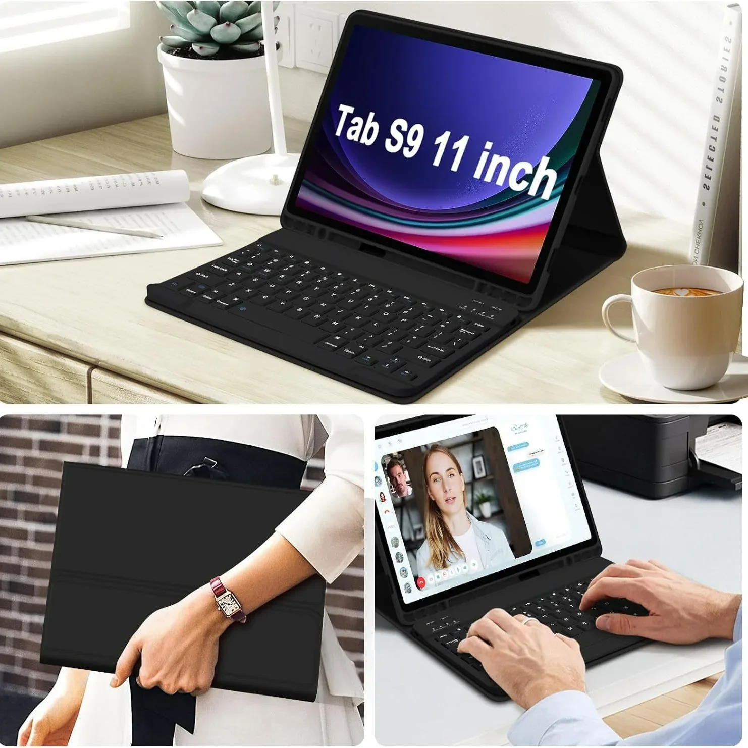 Detachable Bluetooth Keyboard  - Samsung Tablet Keyboard Accessories reseña y precio