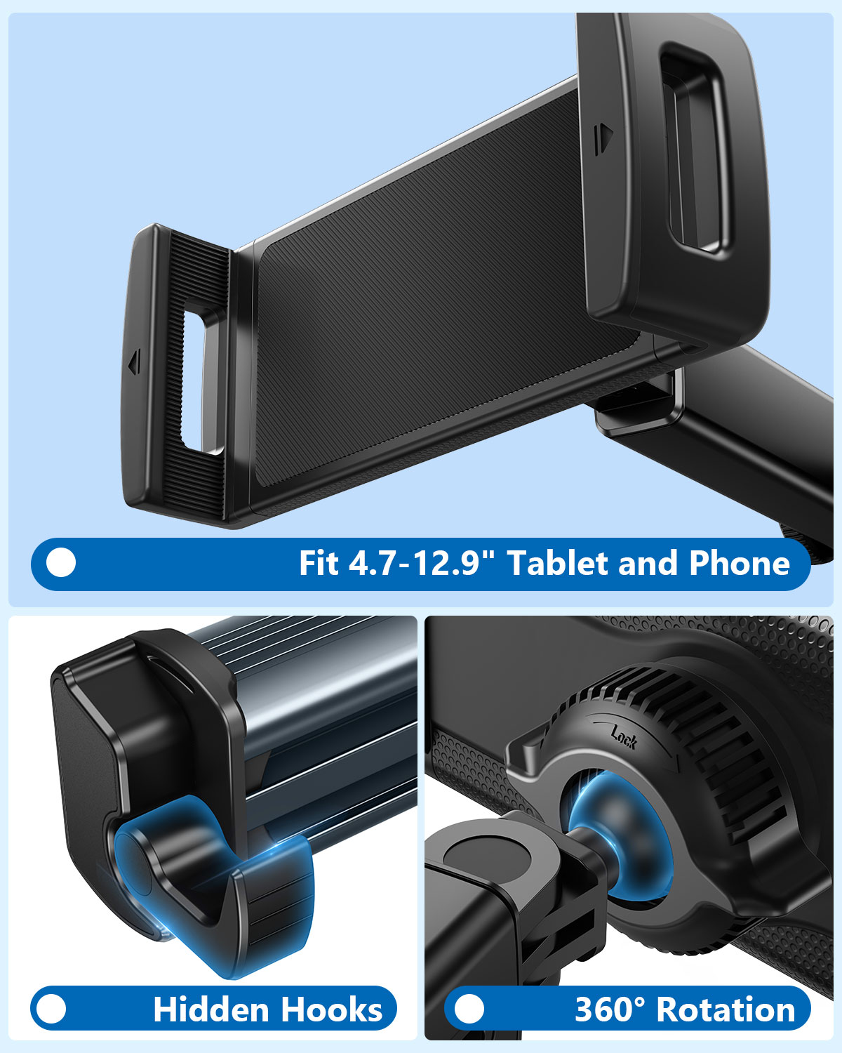 Hipacool Car Tablet Holder Sta - Trimble Tablet Accessories reseña y precio