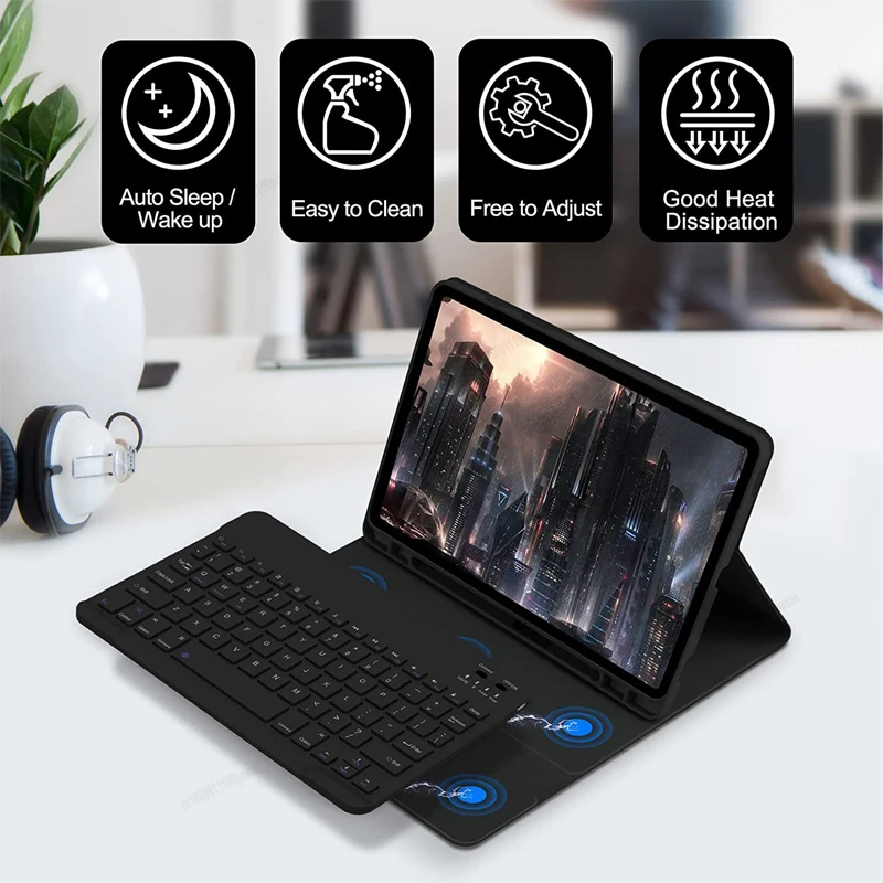 Keyboard Tablet Case for 2025  - Samsung Tablet Keyboard Accessories reseña y precio