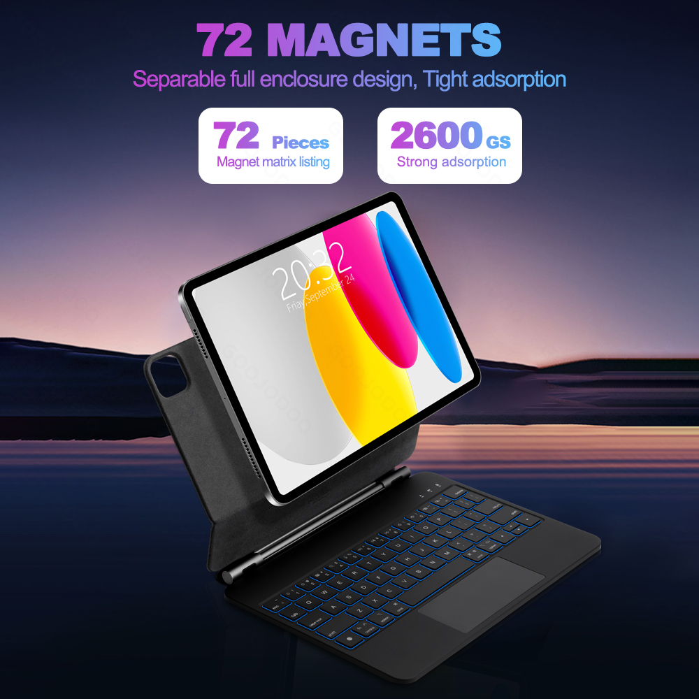GOOJODOQ Magic Keyboard for iP - Tablet Accessories Choice Store reseña y precio