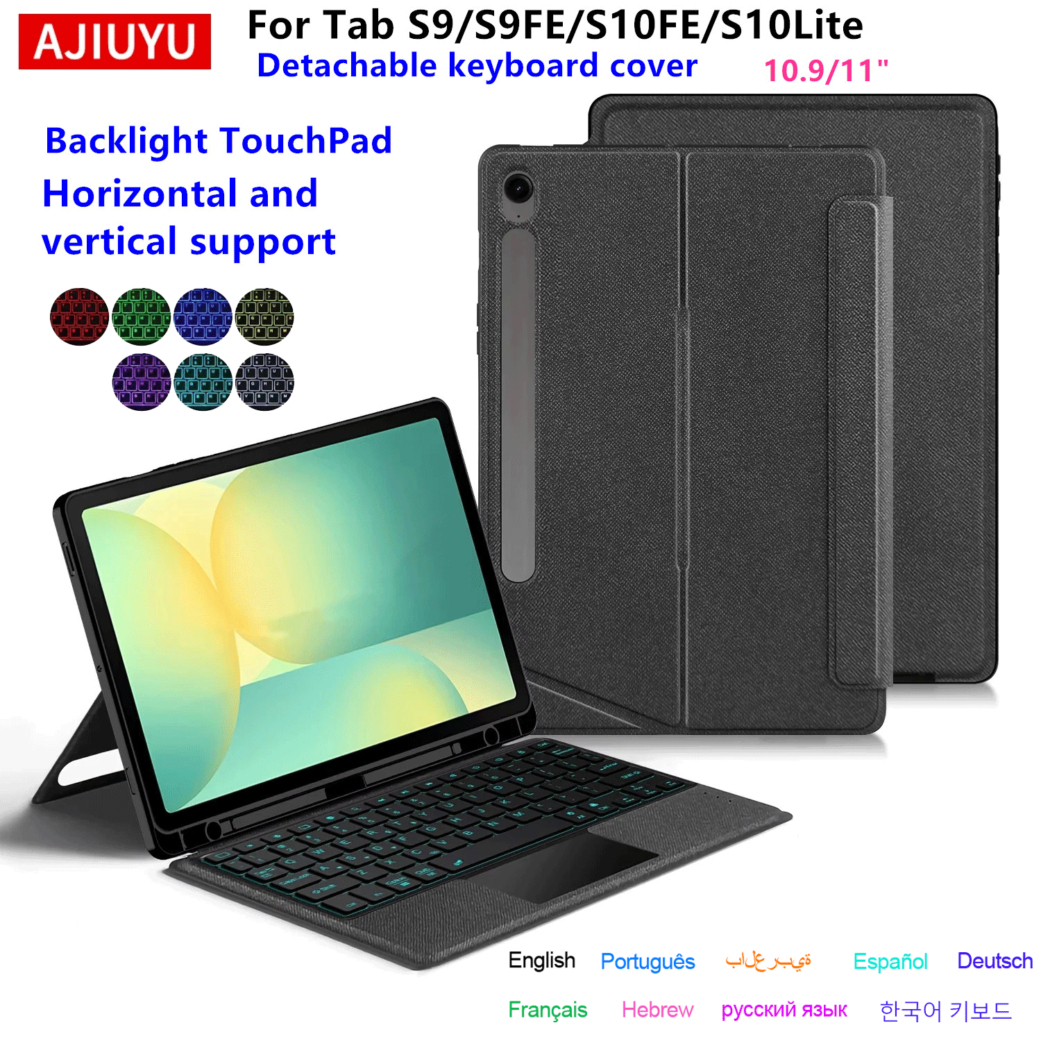 Magic Keyboard Case For Samsun - Samsung Tablet Keyboard Accessories reseña y precio