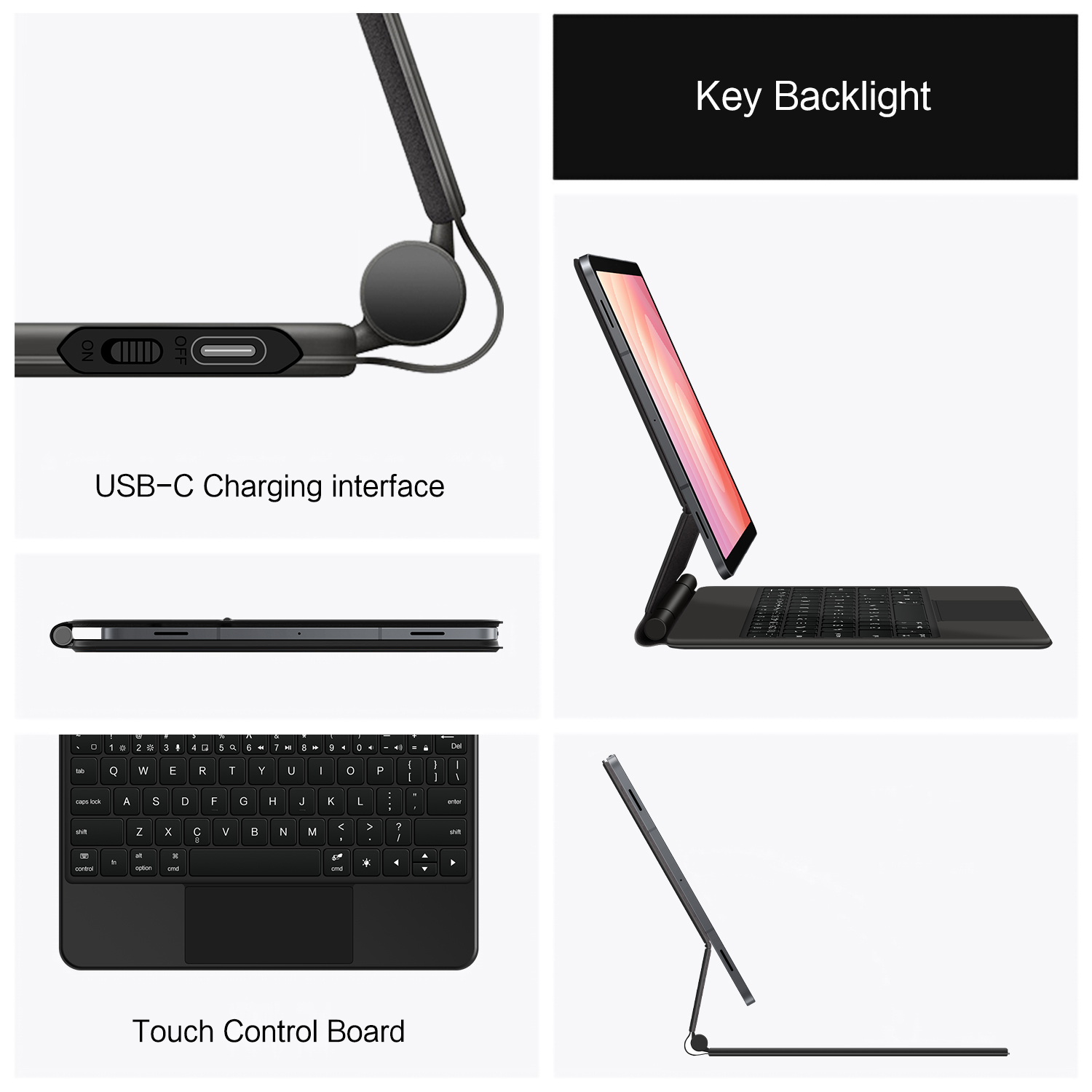 TouchPadMagic Keyboard Case Fo - Samsung Tablet Keyboard Accessories reseña y precio