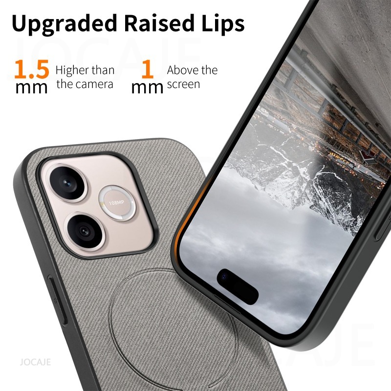 Fabric Texture Leather Magneti - Magnetic Case Smart reseña y precio