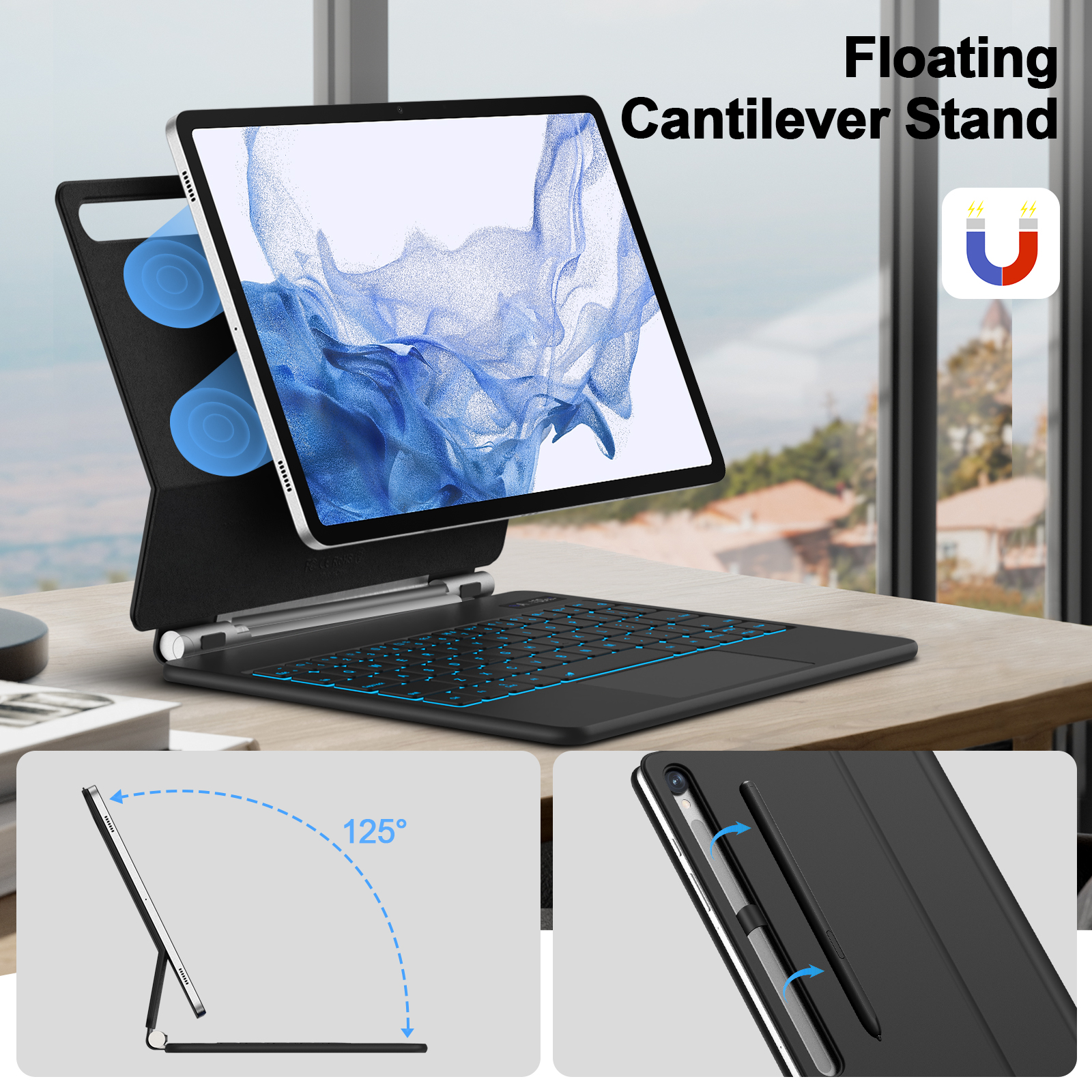 Magic Keyboard For Samsung Gal - Tablet Accessories Choice Store reseña y precio