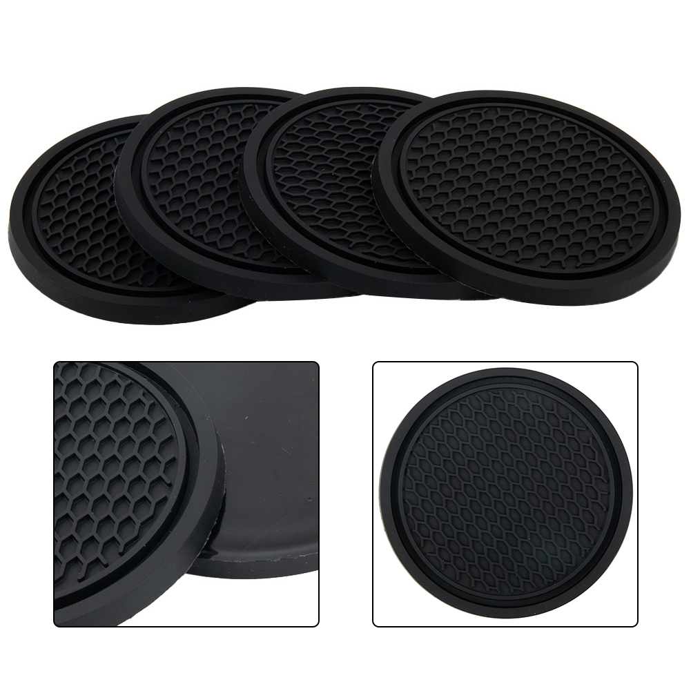 4 Pcs Black Car Auto Cup Holde - Tablet Accessories For Car reseña y precio