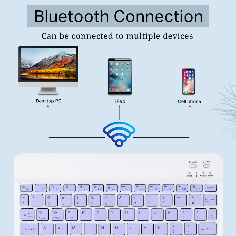 Mini Wireless Keyboard Bluetoo - Tablet Accessories Keyboard reseña y precio