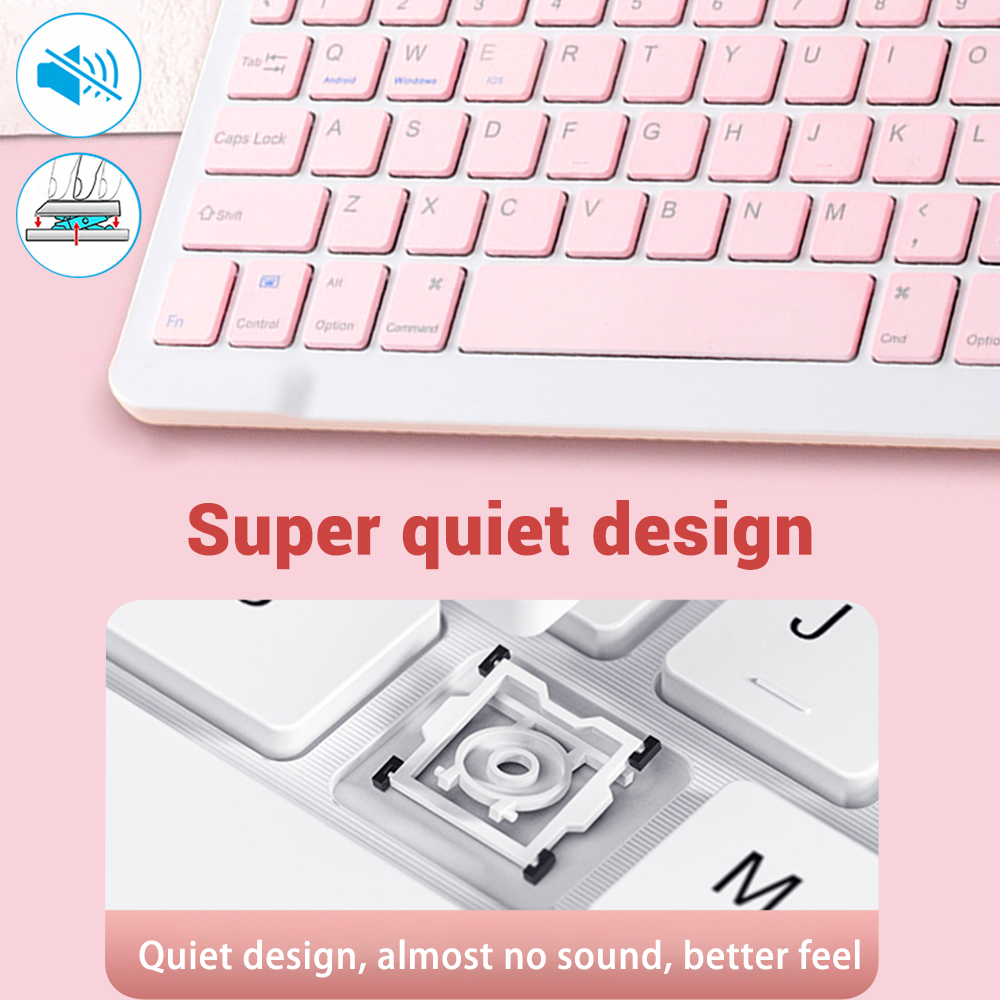 Mini Wireless Keyboard Bluetoo - Tablet Accessories Keyboard reseña y precio