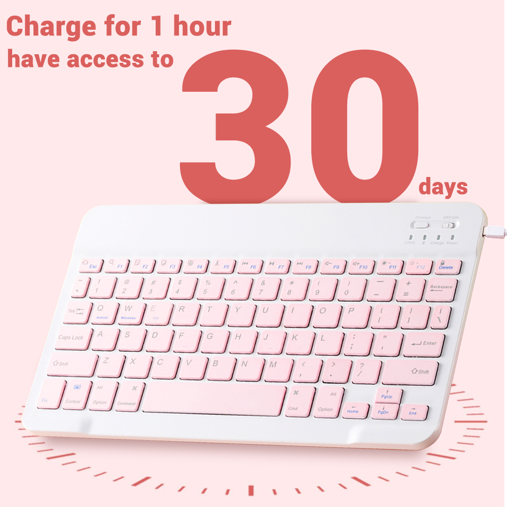 Mini Wireless Keyboard Bluetoo - Tablet Accessories Keyboard reseña y precio
