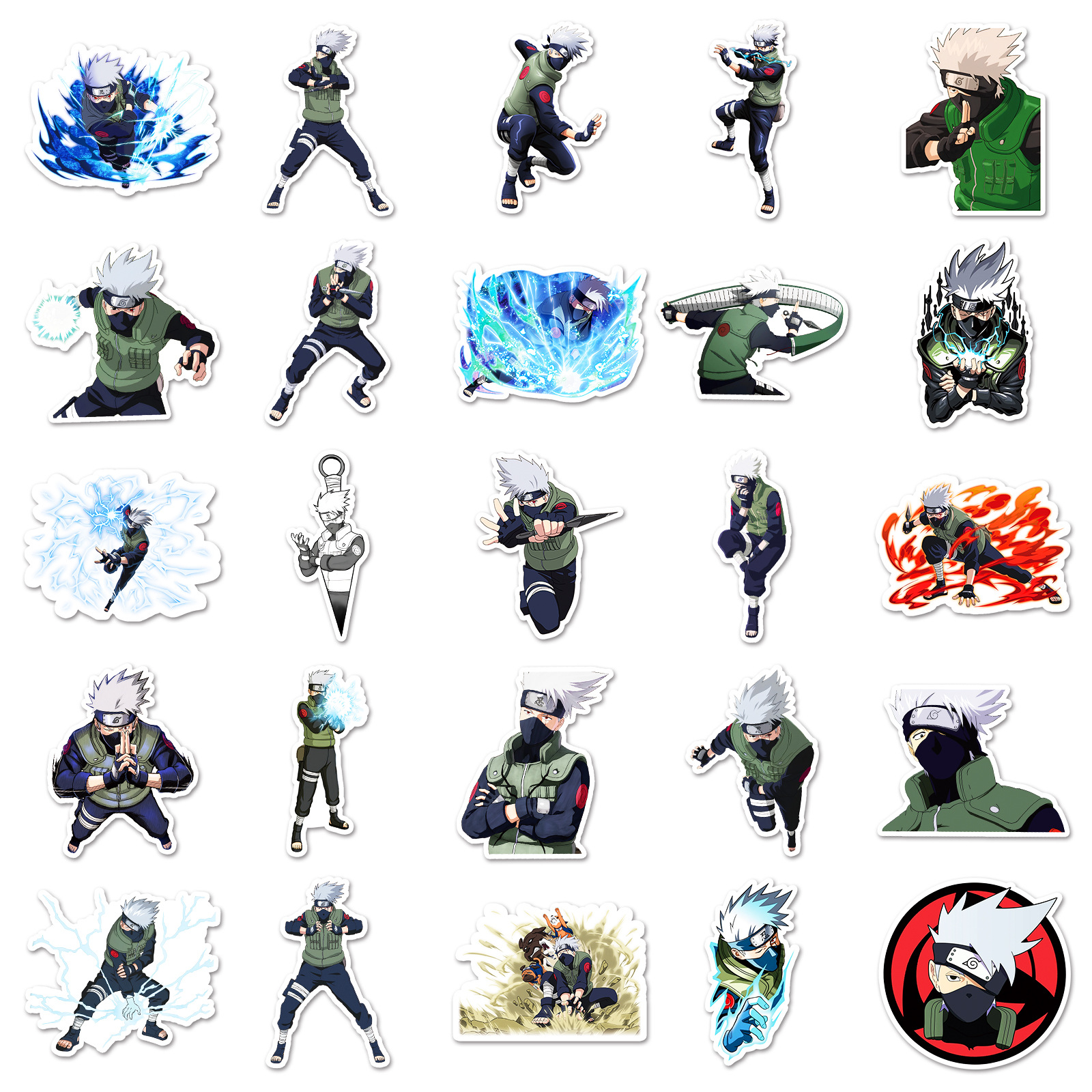50pcs Anime Naruto Hatake Kaka - Tablet Computer Accessories reseña y precio