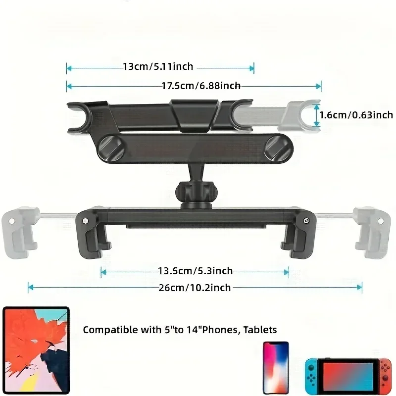 Foldable Car Phone Holder Back - Trimble Tablet Accessories reseña y precio