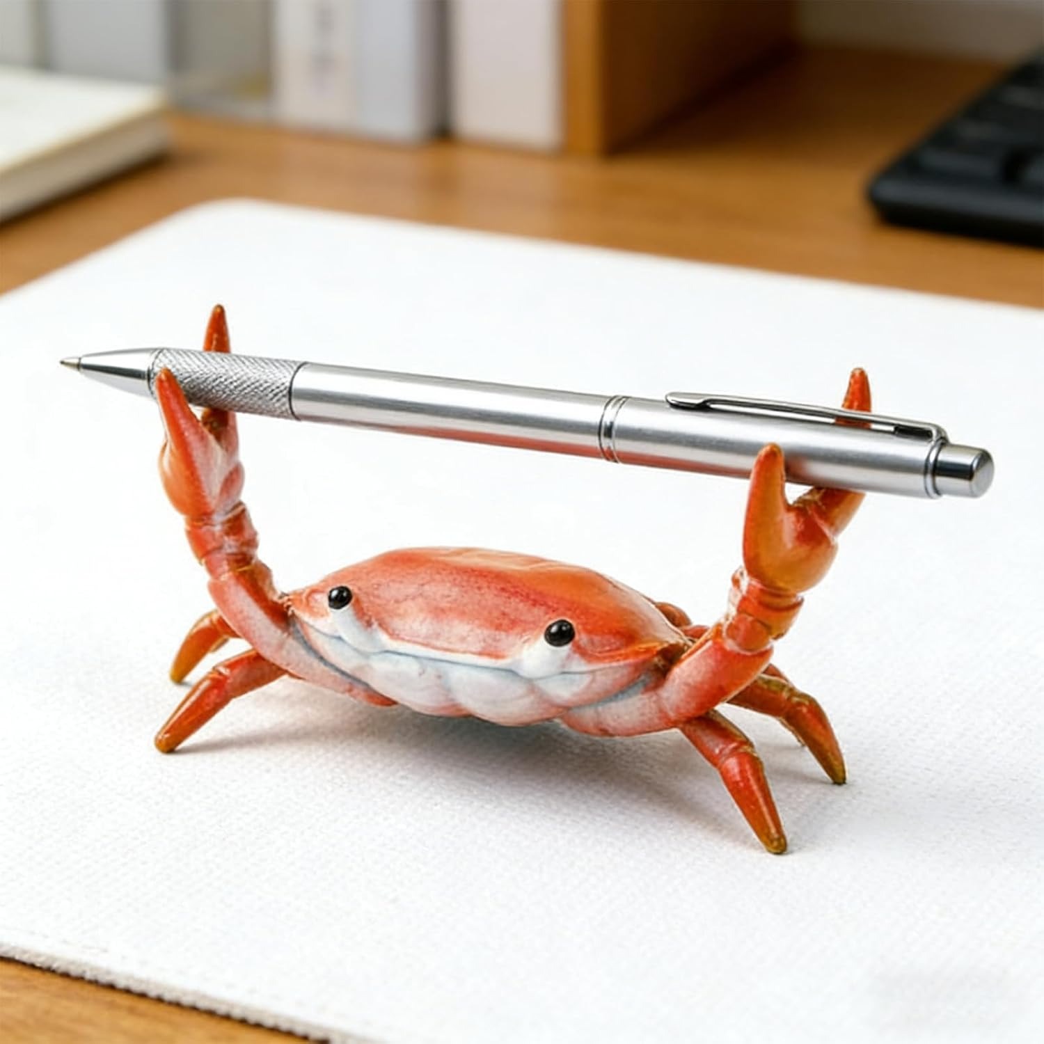 1Pcs Crab Pen Holder for Desk, - Office Table Accessories Unique reseña y precio