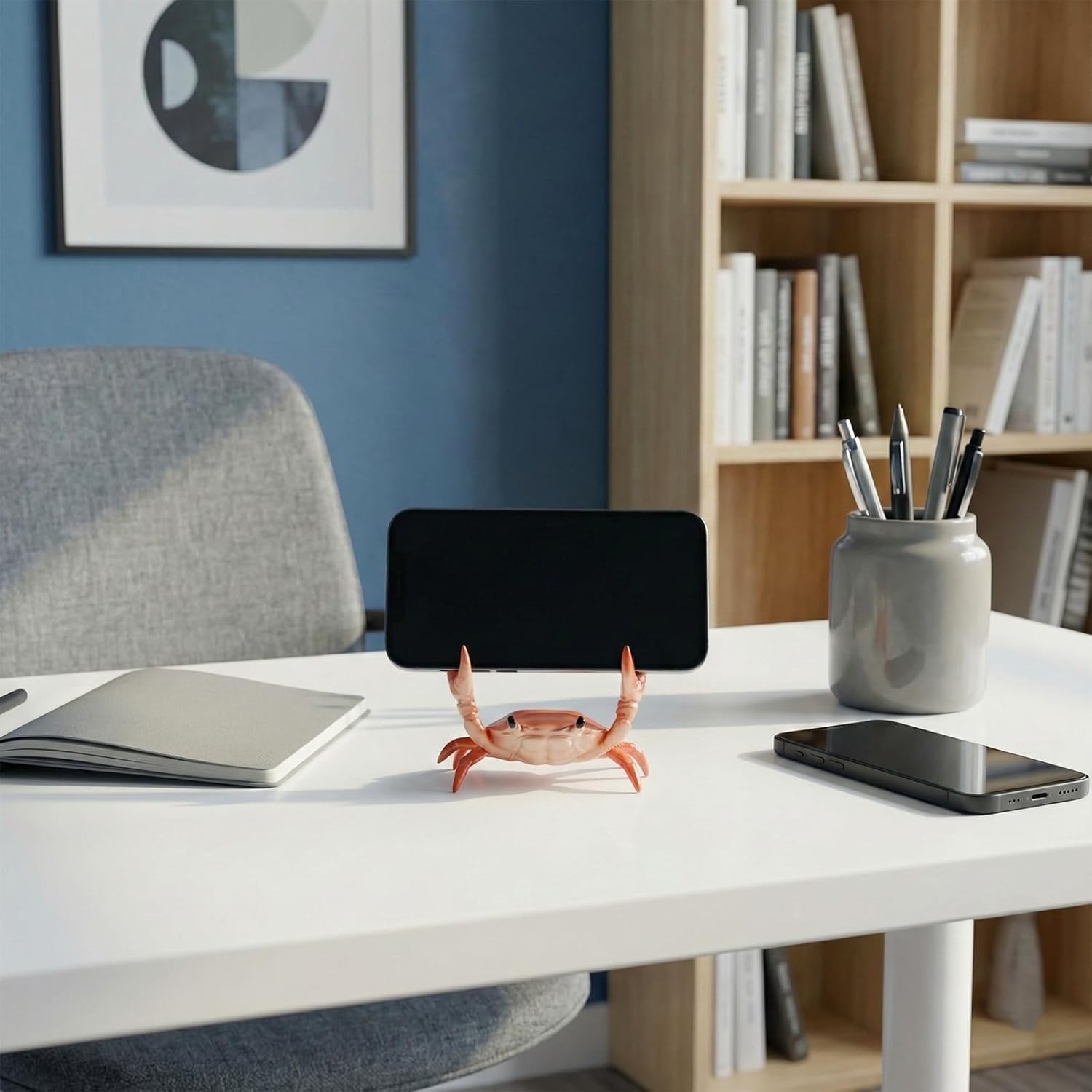 1Pcs Crab Pen Holder for Desk, - Office Table Accessories Unique reseña y precio