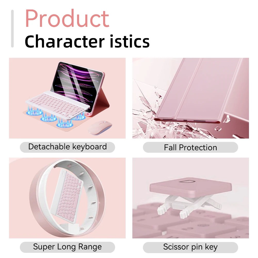 Case for Samsung Galaxy Tab A7 - Samsung Tablet Keyboard Accessories reseña y precio
