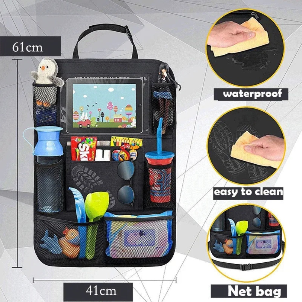 Car Seat Back Organizer 9 Stor - Pen Tablet Accessories reseña y precio