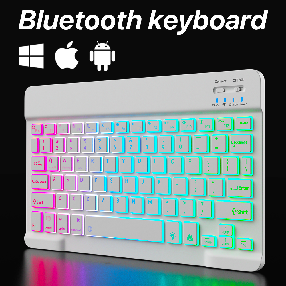 Backlit Backlight Bluetooth Ke - Best Tablet Accessories reseña y precio