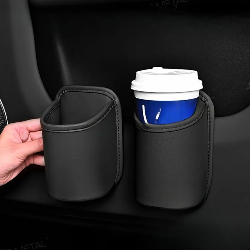 Car door cup holder Leather Au - Tablet Accessories For Car reseña y precio