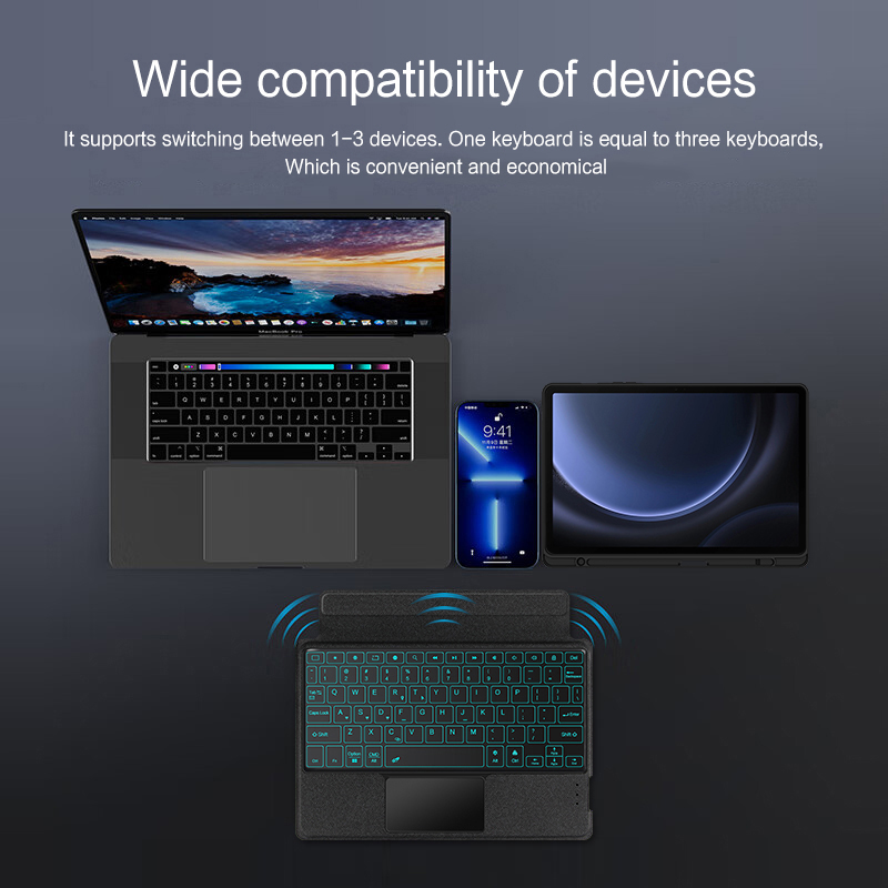 Magic Keyboard Case For Samsun - Samsung Tablet Keyboard Accessories reseña y precio