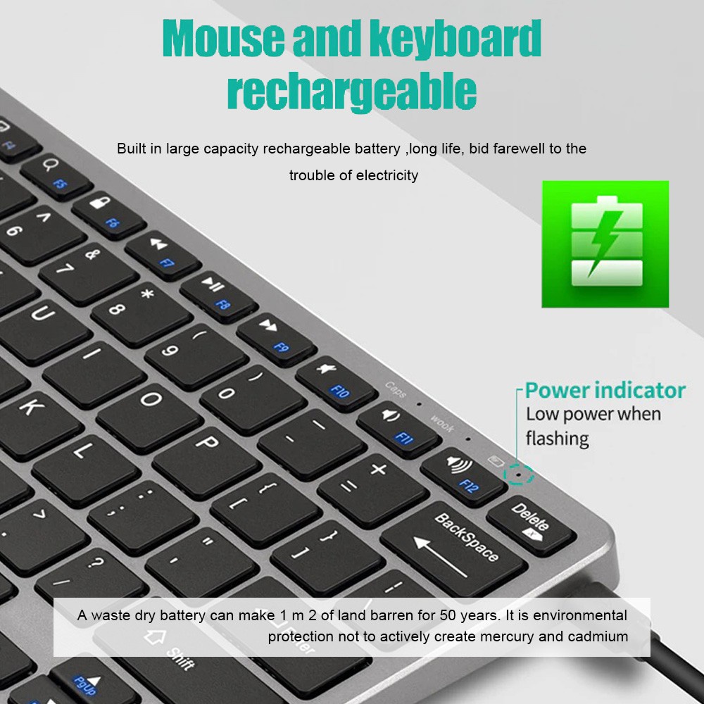 Wireless Keyboard Bluetooth 5. - Tablet Accessories Choice Store reseña y precio