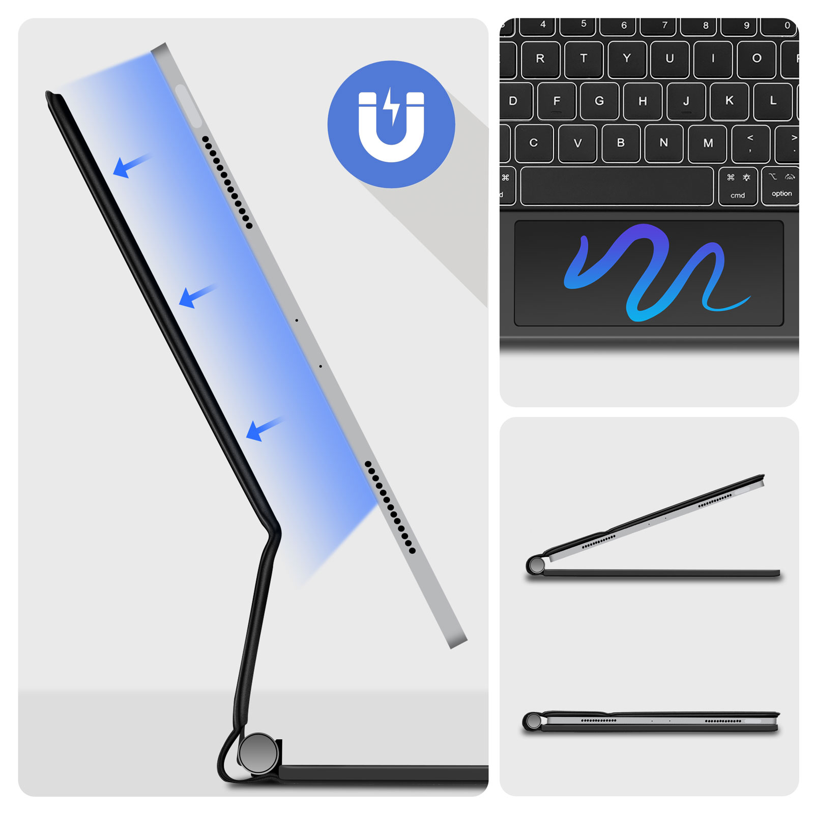 GOOJODOQ Magic Keyboard for iP - Tablet Accessories Choice Store reseña y precio