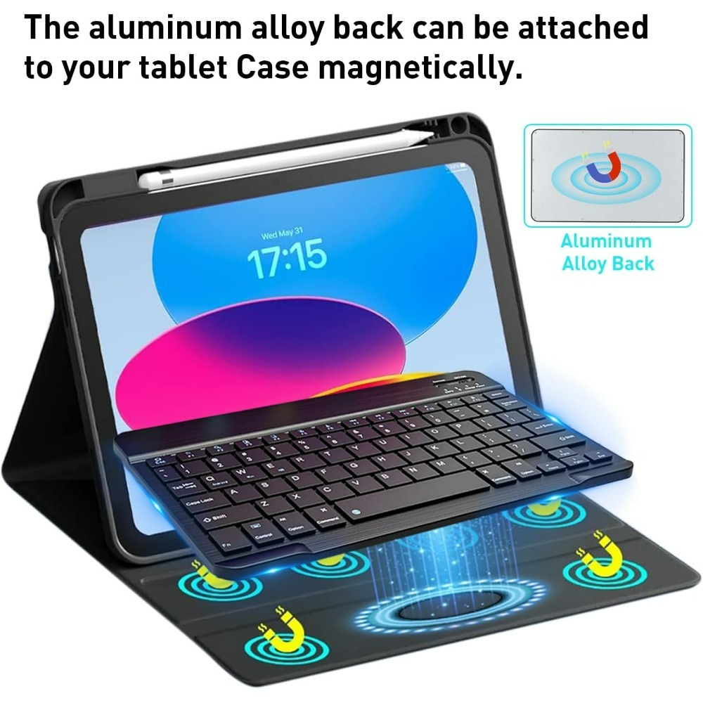 10 lnch  Wireless  Bluetooth M - Tablet Accessories Keyboard reseña y precio