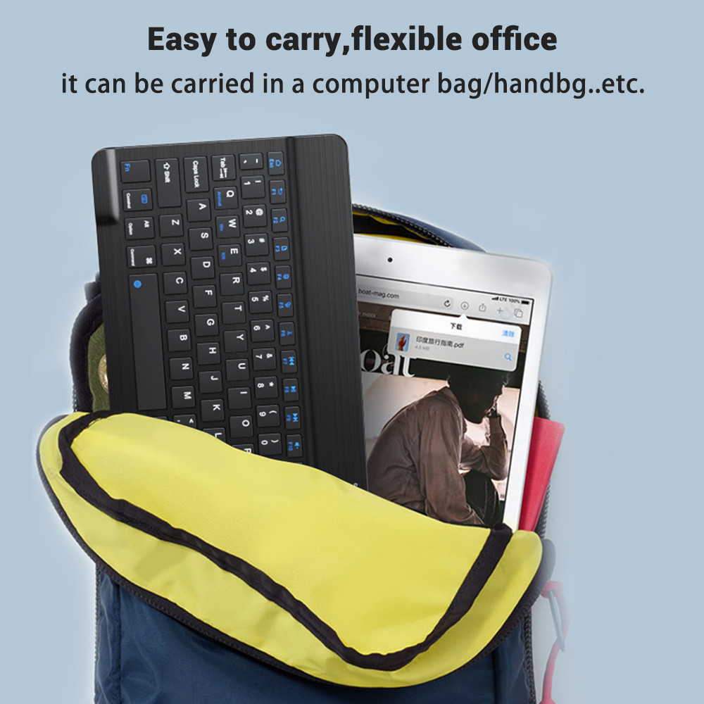 10 lnch  Wireless  Bluetooth M - Tablet Accessories Keyboard reseña y precio
