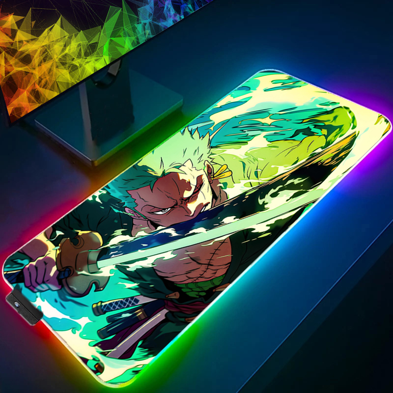 ONE PIECE Zoro Mouse Pad RGB G - Tablet Accessories Keyboard reseña y precio