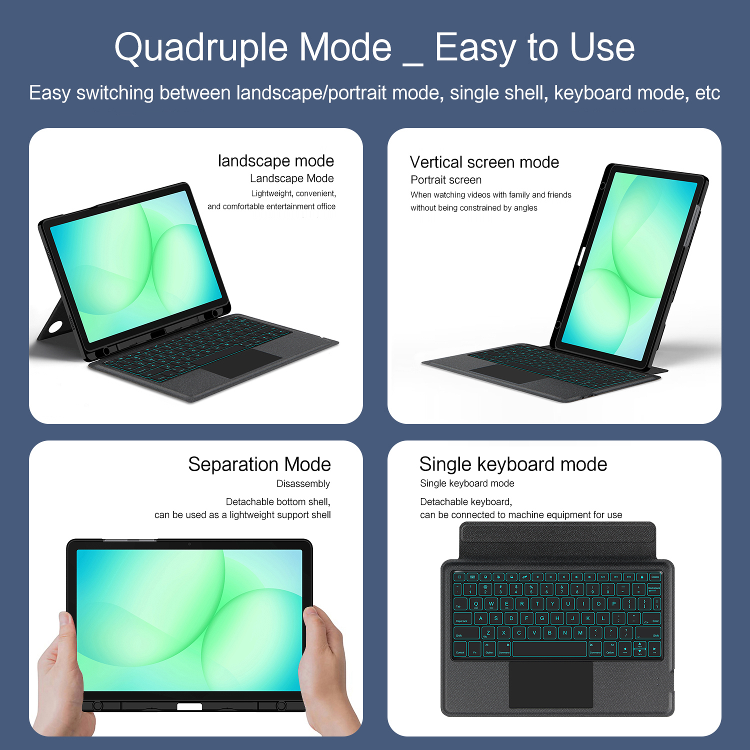 TouchPad Keyboard for Samsung  - Samsung Tablet Keyboard Accessories reseña y precio