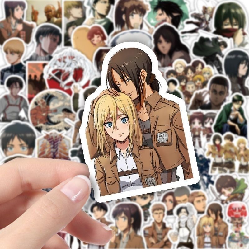 60Pcs Attack on Titan Anime St - Useful Tablet Accessories reseña y precio