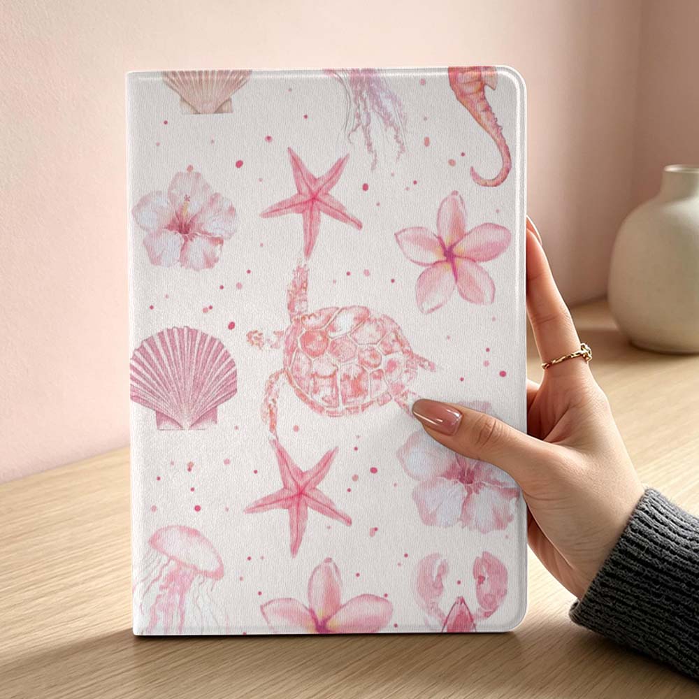 Pink starfish turtle pattern S - Lenovo Tablet Plus Accessories reseña y precio