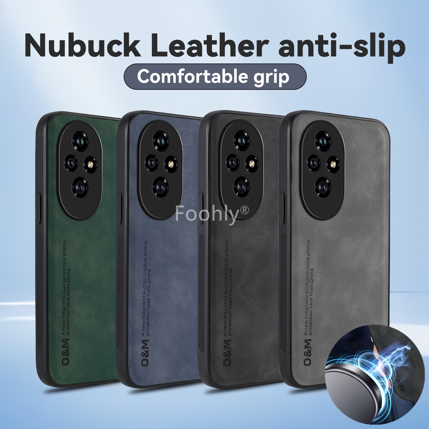 Nubuck Leather Shockproof Magn - Magnetic Case Smart reseña y precio