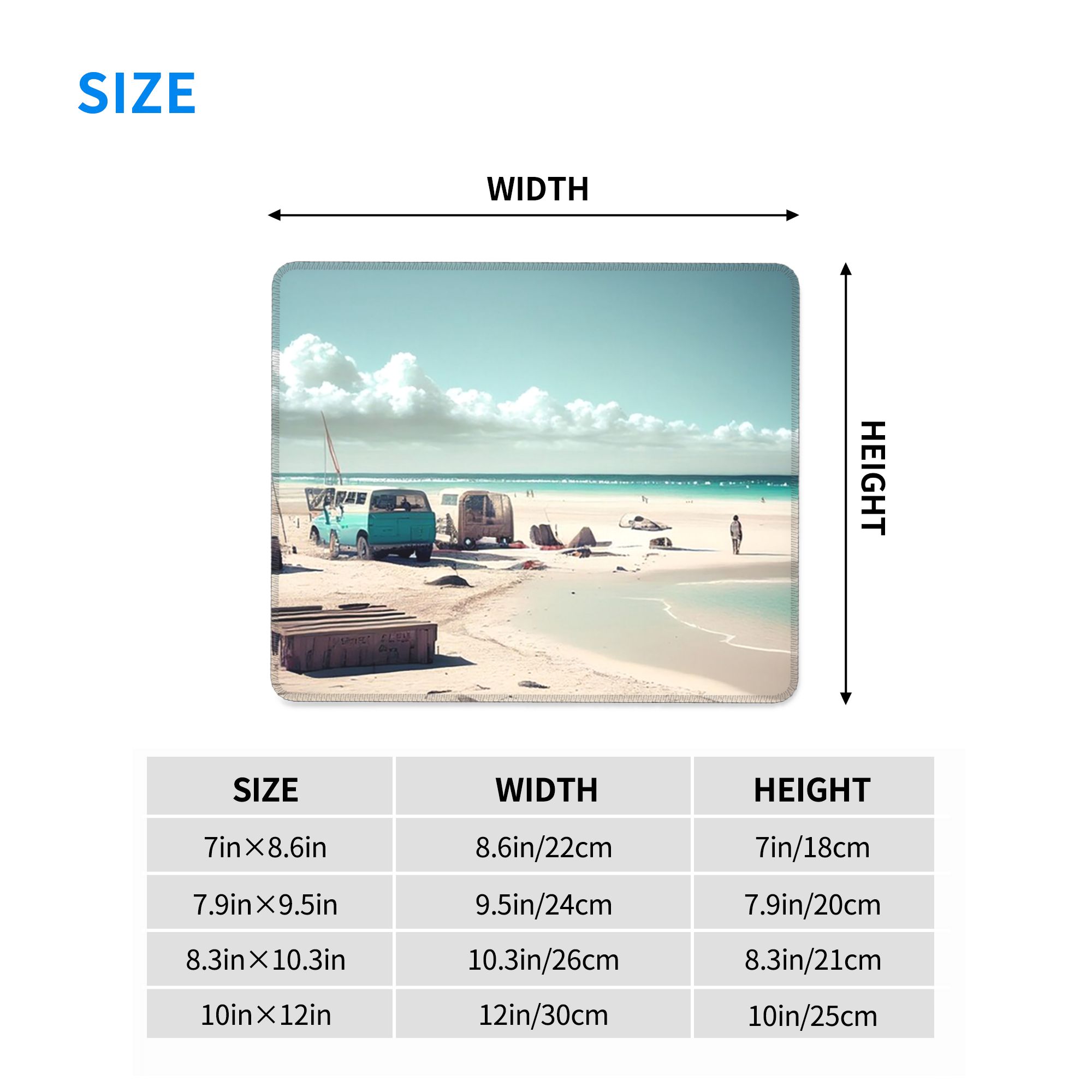 Unique Beach Landscape And Cam - Office Table Accessories Unique reseña y precio