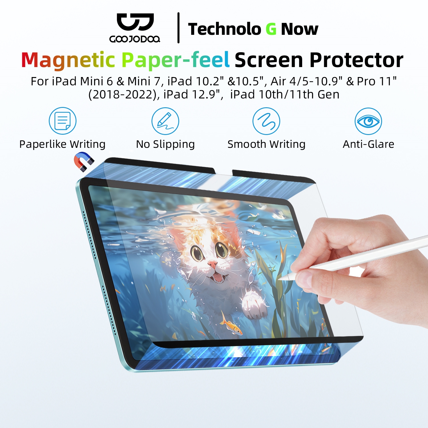 GOOJODOQ Magnetic Paper-feel S - Tablet Accessories Choice Store reseña y precio