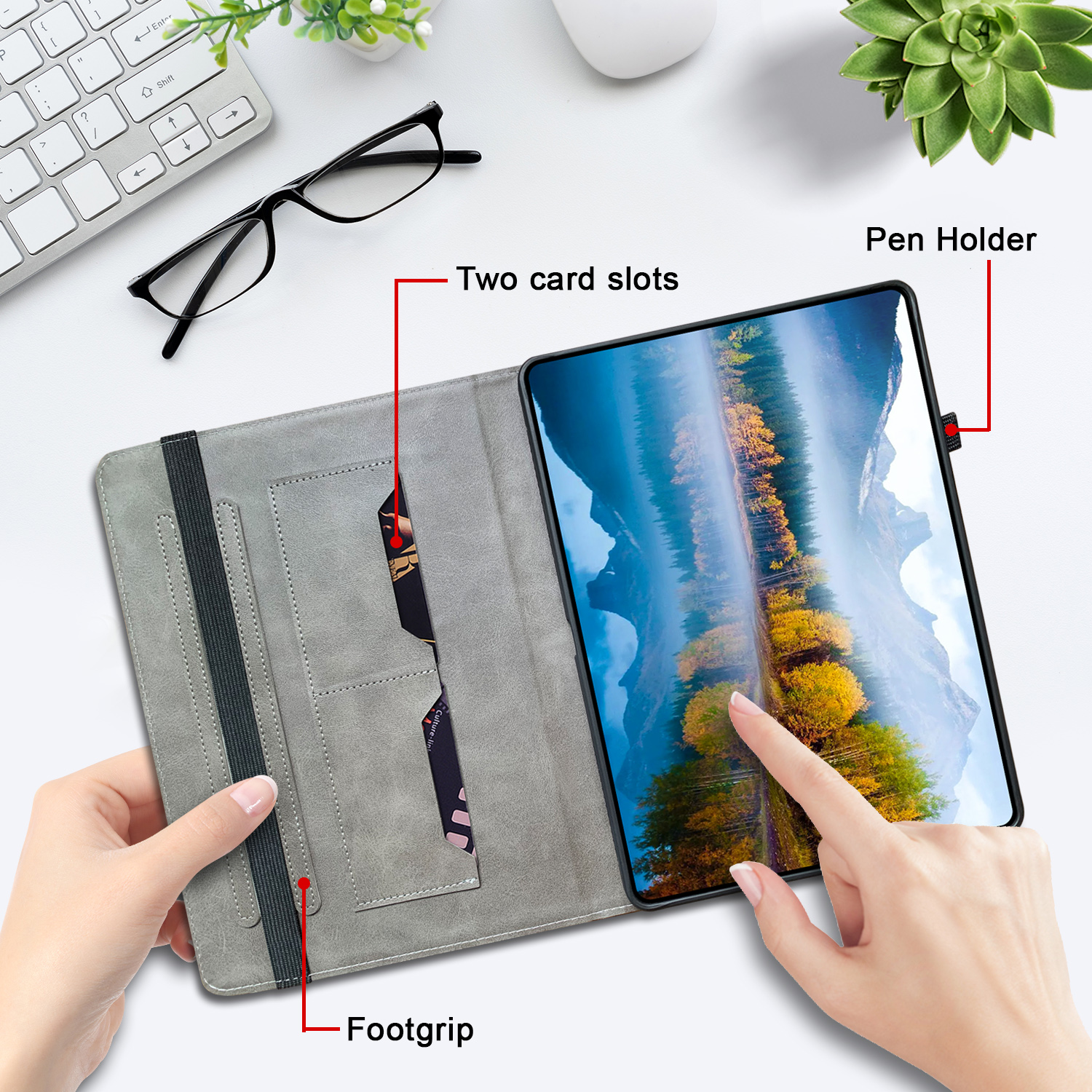 Leather Case For Lenovo Tab M1 - Lenovo Tablet Plus Accessories reseña y precio