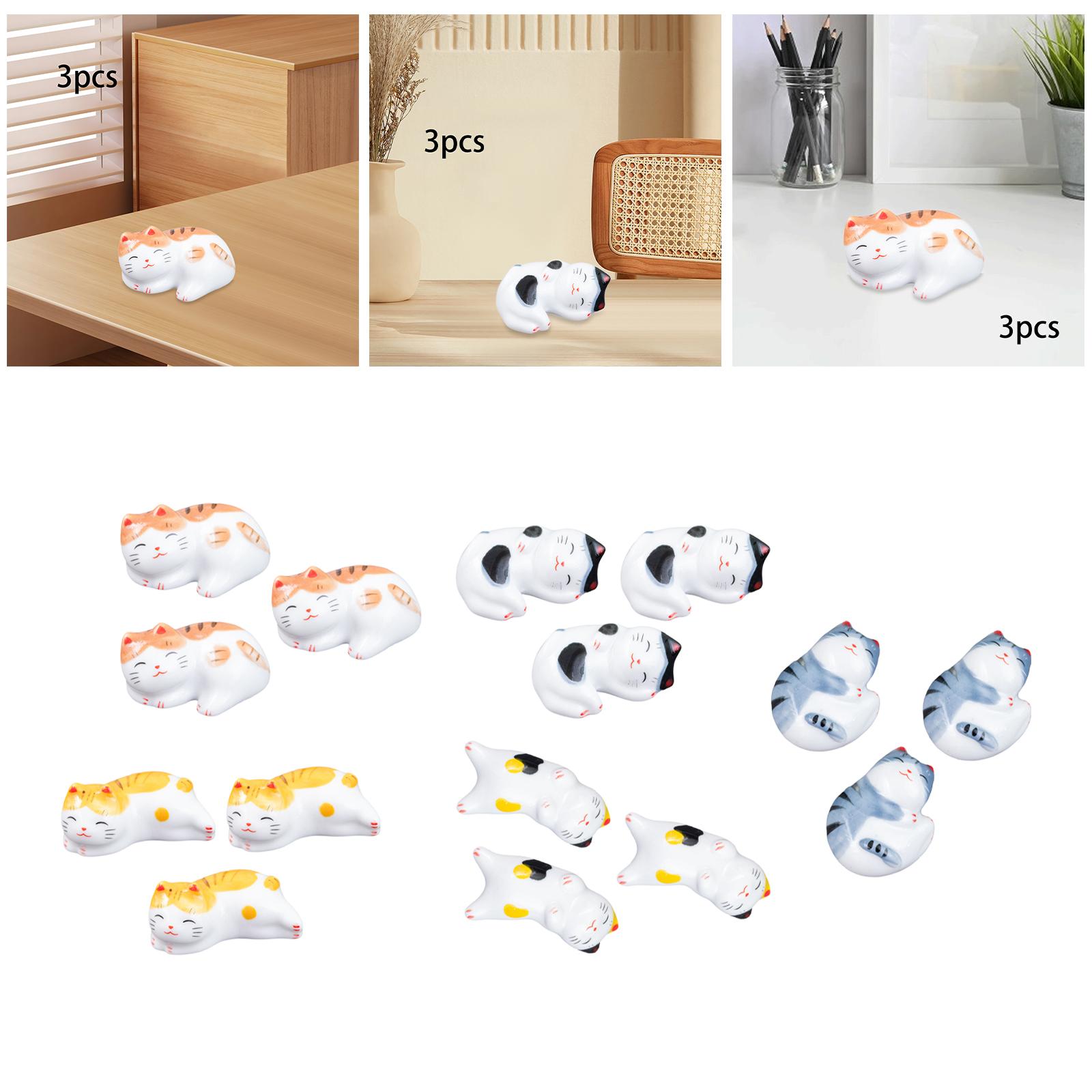 3Pcs Chopsticks Rest Reusable  - Office Table Accessories Unique reseña y precio