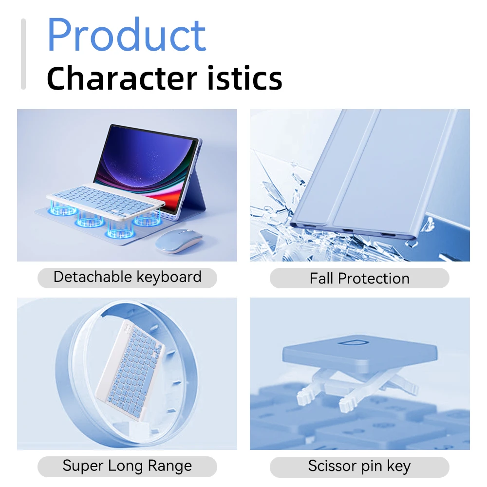 For Samsung Tablet Keyboard Ca - Samsung Tablet Keyboard Accessories reseña y precio