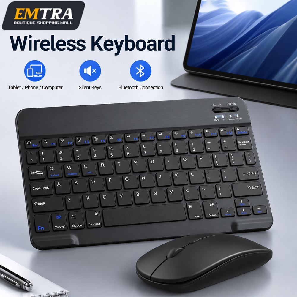 Bluetooth Wireless Keyboard Fo - Tablet Accessories Keyboard reseña y precio