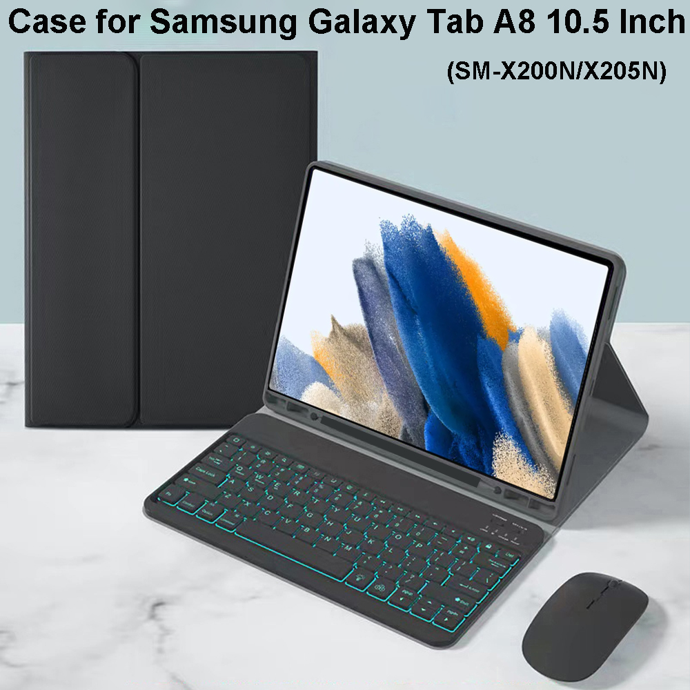 Case for Samsung Galaxy Tab A8 - Samsung Tablet Keyboard Accessories reseña y precio