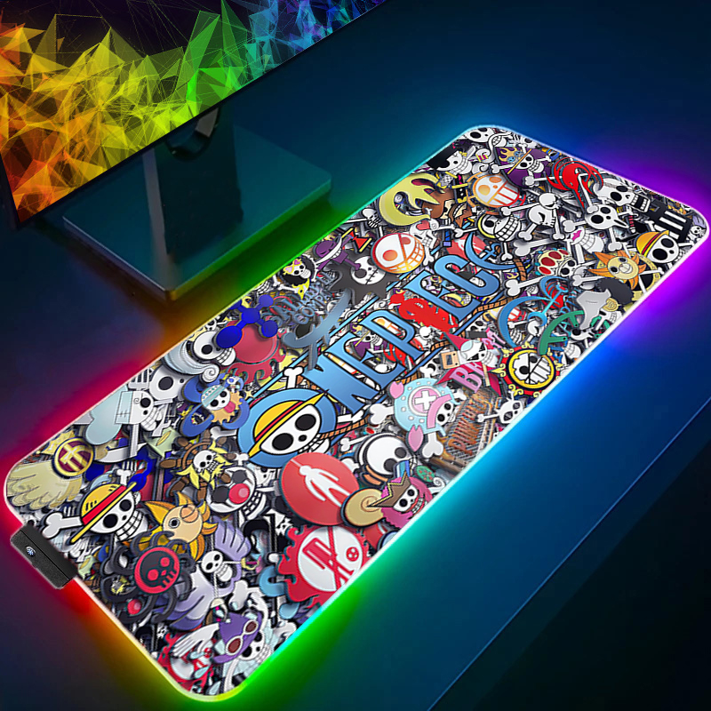 LED Mouse Pad One Piece Luffy  - Tablet Accessories Keyboard reseña y precio