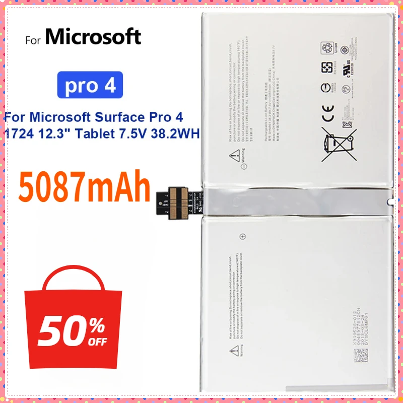 Tablet Battery 5087mAh for Mic - Microsoft Tablet Accessories reseña y precio