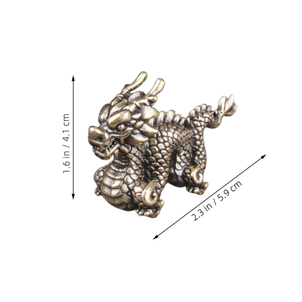 Dragon Table Decor Brass Statu - Office Table Accessories Unique reseña y precio