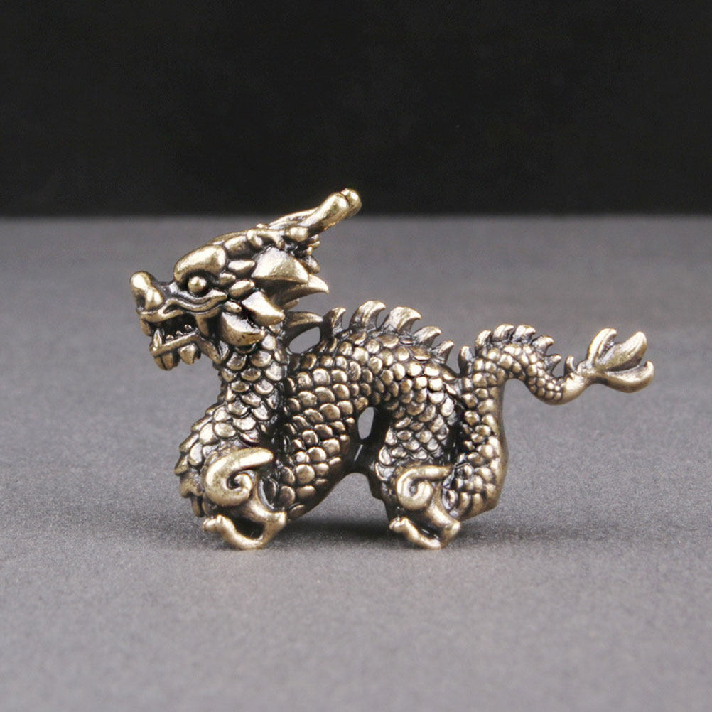 Dragon Table Decor Brass Statu - Office Table Accessories Unique reseña y precio