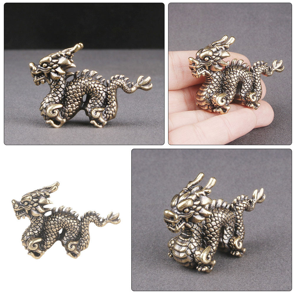 Dragon Table Decor Brass Statu - Office Table Accessories Unique reseña y precio